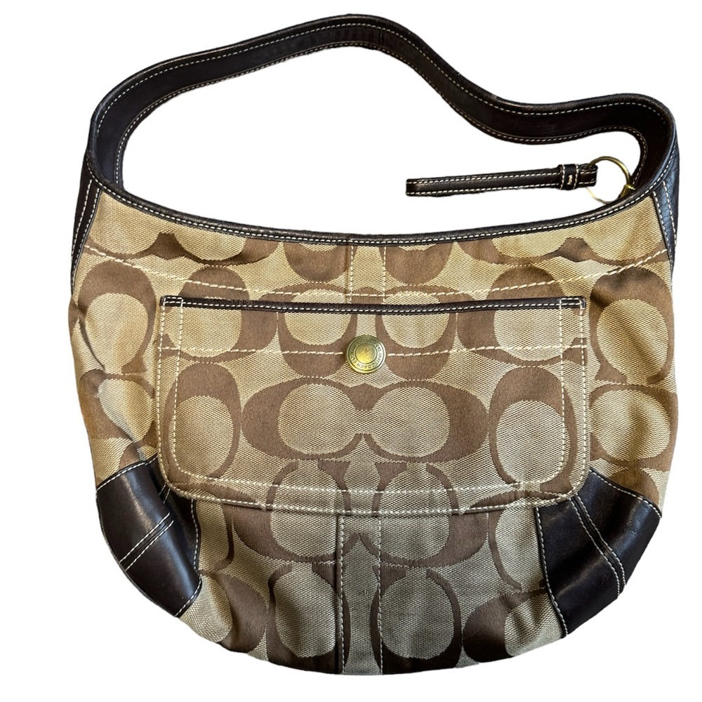 Coach signature ergo hobo handbag